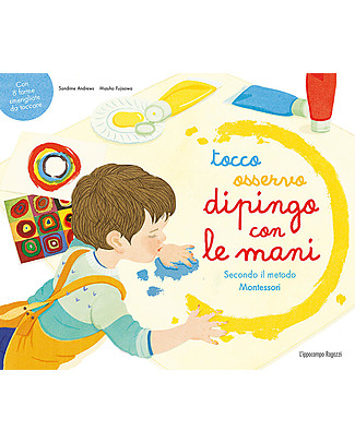 L'ippocampo Ragazzi Montessori Attività Artistica - Tocco, Osservo, Dipingo con le Mani Giochi Montessoriani