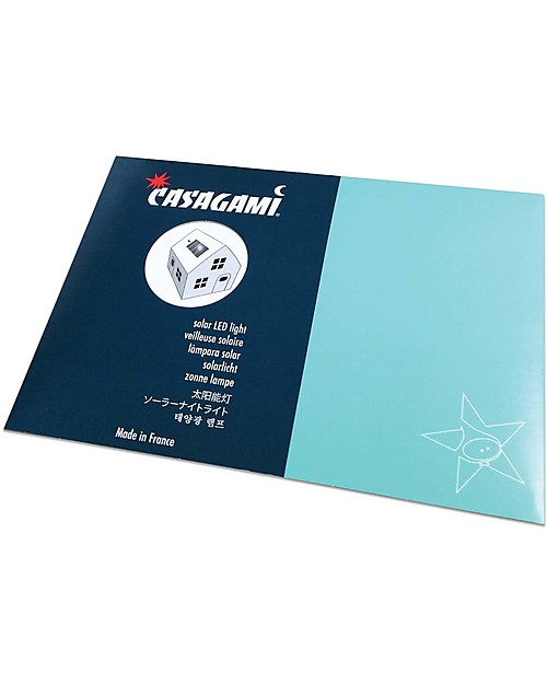 Litogami Casagami, Luce Notturna con Pannello Solare,  - Ecologica, si assembla in 2 minuti! Kit Fai Da Te