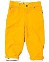 Little Green Radicals Jeans in Velluto a Costine - Giallo Oro/Bosco - 100% cotone bio Pantaloni Lunghi
