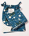 Little Green Radicals Set Copripiumino e federa per Lettino Singolo - Luna e stelle - 100% cotone bio Set Copripiumino
