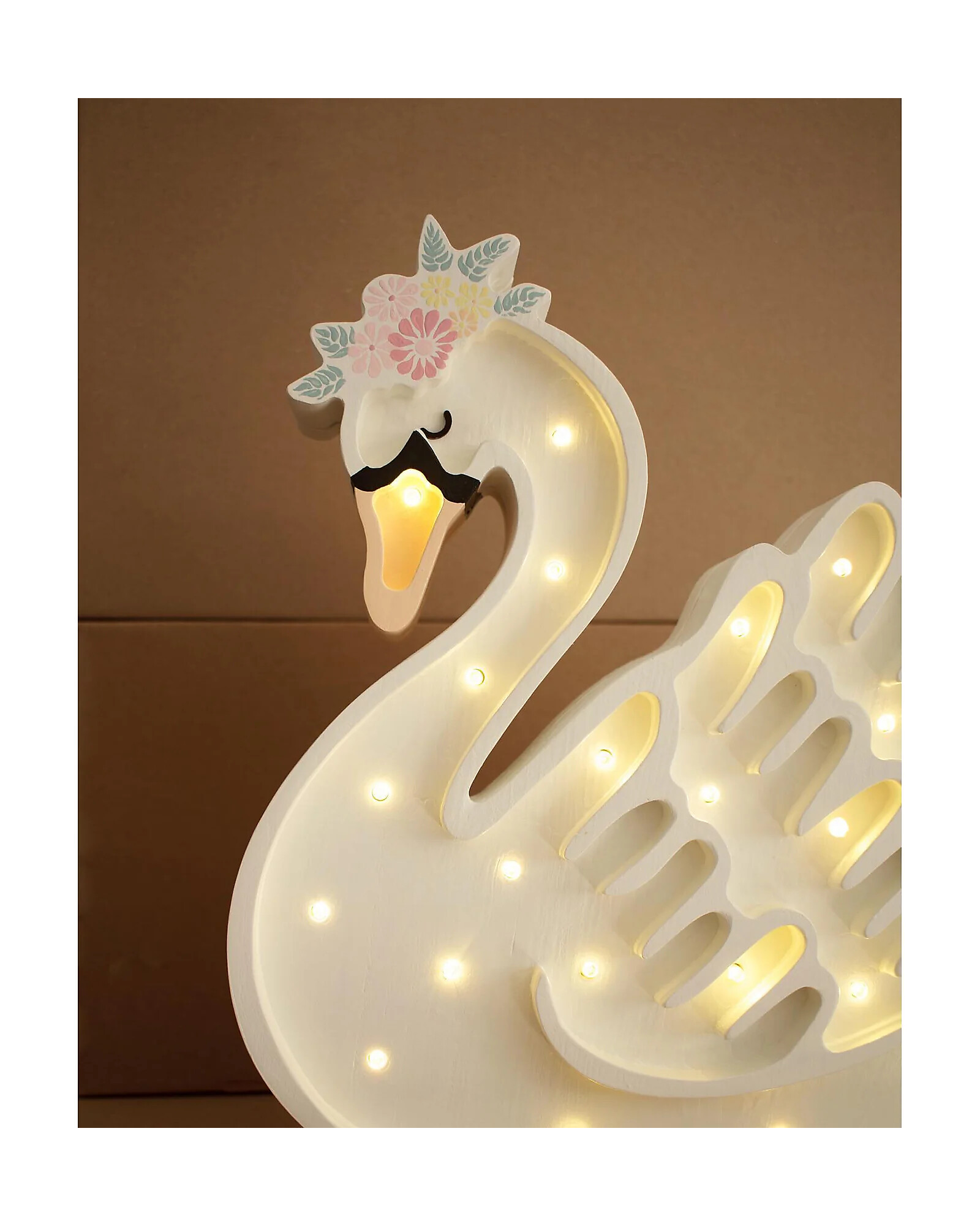 Lampada a forma di fiore in legno per cameretta bambini - Giochi In Legno