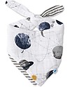 Little Unicorn Bavaglino Bandana Reversibile, Planetary - 3 strati di 100% Mussola di Cotone Bavagli a Bandana