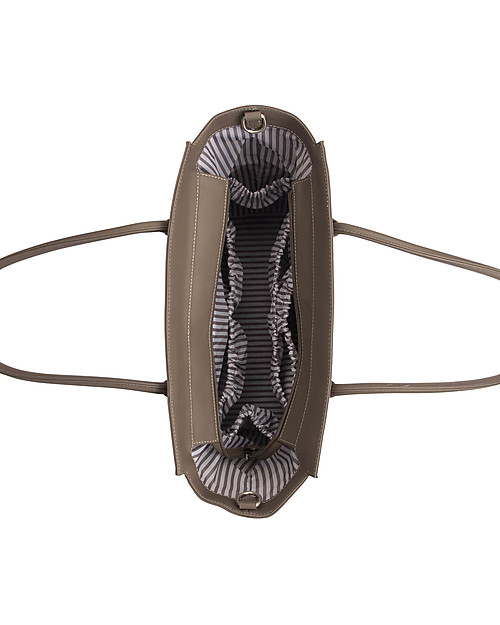 Little Unicorn Borsa Cambio in Ecopelle Brookside, Tortora - Con materassino e ganci per passeggino Borse Cambio