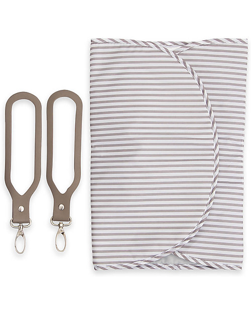 Little Unicorn Borsa Cambio in Ecopelle Brookside, Tortora - Con materassino e ganci per passeggino Borse Cambio