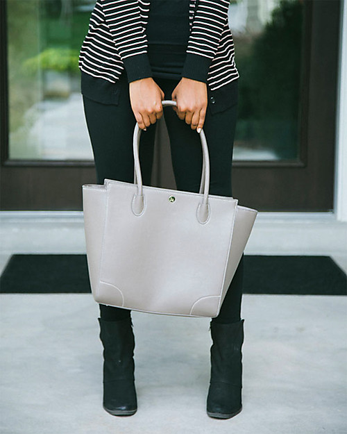 Little Unicorn Borsa Cambio in Ecopelle Brookside, Tortora - Con materassino e ganci per passeggino Borse Cambio