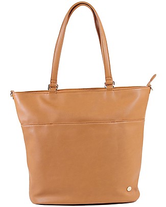 Little Unicorn Borsa Cambio in Ecopelle Citywalk - Cognac - Include fasciatoio da viaggio e ganci passeggino! Borse Cambio e Accessori