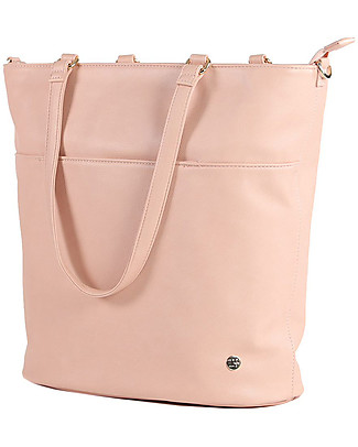 Little Unicorn Borsa Cambio in Ecopelle Citywalk - Rosa Cipria - Include fasciatoio da viaggio e ganci passeggino! Borse Cambio e Accessori