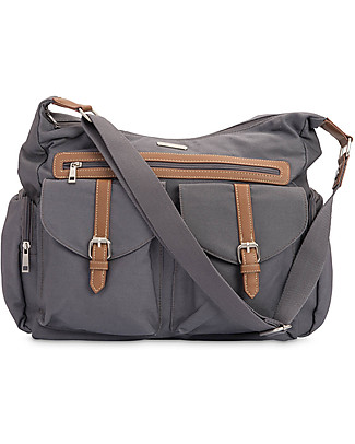 Little Unicorn Borsa Cambio Unisex Rambler, Grigio - Completa di materassino cambio! Borse Cambio e Accessori