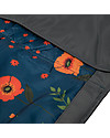 Little Unicorn Coperta Picnic Impermeabile 152 x 152 cm, Midnight Poppy - Facile chiusura a strappo e tracolla! Accessori Vari