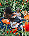Little Unicorn Coperta Picnic Impermeabile 152 x 152 cm, Midnight Poppy - Facile chiusura a strappo e tracolla! Accessori Vari