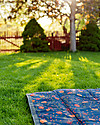 Little Unicorn Coperta Picnic Impermeabile 152 x 152 cm, Midnight Poppy - Facile chiusura a strappo e tracolla! Accessori Vari
