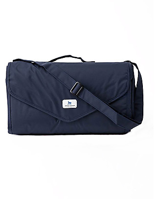 Little Unicorn Coperta Picnic Impermeabile Navy Plaid XL 152 x 213 cm - Facile chiusura a strappo e tracolla! Accessori