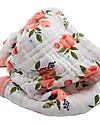 Little Unicorn Copertina Neonato 75 x 100 cm - Watercolor Roses - 100% Mussola di Cotone Swaddle di Mussola