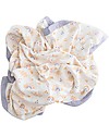 Little Unicorn Copertina Neonato Deluxe 75 x 100 cm - Rainbows & Raindrops - 100% Mussola di Bambù Swaddle di Mussola