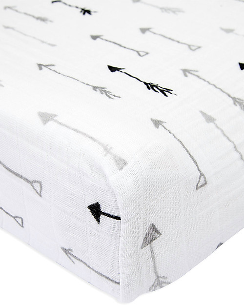 Little Unicorn Coprifasciatoio Arrow - 100% Mussola di Cotone Accessori per Fasciatoi
