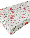 Little Unicorn Coprifasciatoio, Summer Poppy - 100% Mussola di Cotone Accessori per Fasciatoi