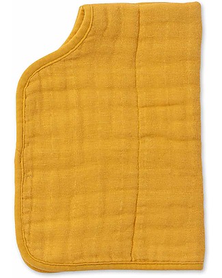 Little Unicorn Coprispalla Antirigurgito Giallo Mostarda 51 x 35,5 cm - 100% Mussola di Cotone Bavagli Coprispalla