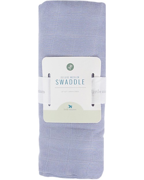 Set di 2 Copertine Swaddle Neonato in 100% Cotone Disegno Arcobaleni e Soli  - Lulujo Baby