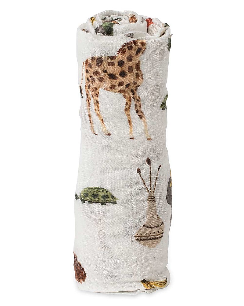 Coperta reversibile in minky, safari | Leroy Merlin