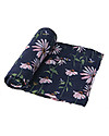 Little Unicorn Mussola Milleusi - 100% mussola di cotone - 120x120 cm - Dark Coneflower Swaddle di Mussola