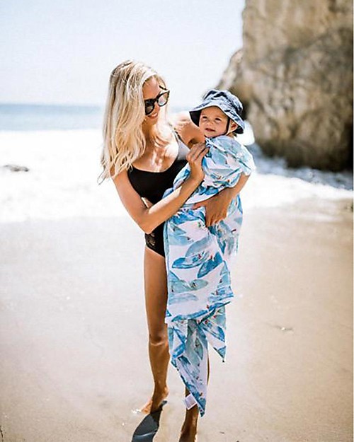 Little Unicorn Mussola Milleusi - 100% mussola di cotone - 120x120 cm - Surf Swaddle di Mussola