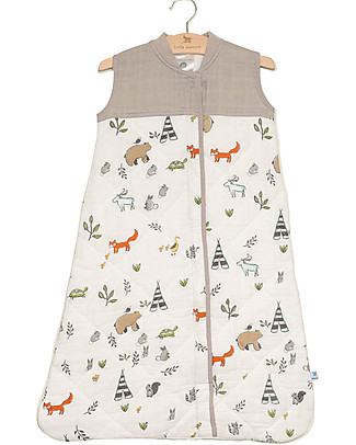 Little Unicorn Sacco Nanna Trapuntato Invernale - Forest Friends - Tog 2.5 Sacchi Nanna