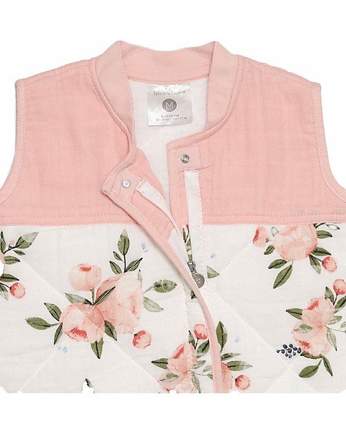 Little Unicorn Sacco Nanna Trapuntato Invernale - Watercolor Roses - Tog 2.5  Sacchi Nanna