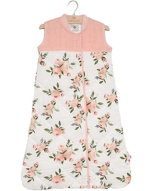 Little Unicorn Sacco Nanna Trapuntato Invernale - Watercolor Roses - Tog 2.5  Sacchi Nanna