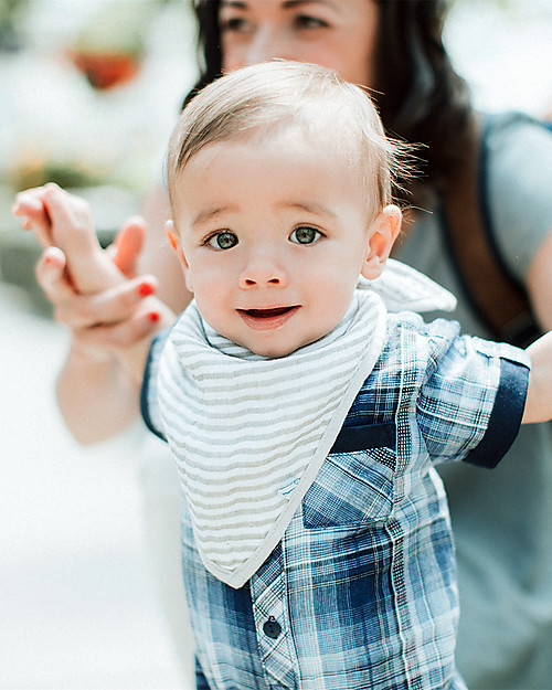 Little Unicorn Set 2 Bavaglini Bandana, Forest Friends - 3 strati di 100% Mussola di Cotone Bavagli a Bandana