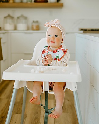 Little Unicorn Set 3 Bavaglini - Frutti Misti - 3 Strati di 100 % Mussola di Cotone Bavagli Classici