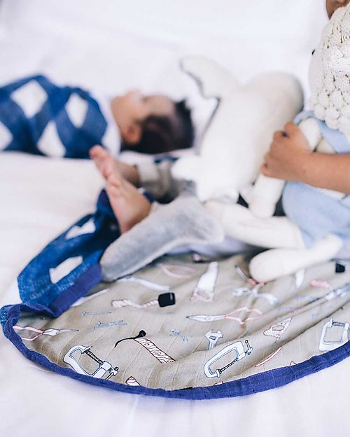 Little Unicorn Trapunta Baby 120 x 120 cm, Deluxe - Work Bench -  4 strati di mussola di Bambù 100% Swaddle di Mussola