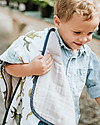 Little Unicorn Trapunta Baby 120 x 120 cm, Dino Friends - 4 strati di mussola di cotone 100% Swaddle di Mussola