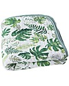 Little Unicorn Trapunta Baby 120 x 120 cm, Tropical Leaf - 4 strati di mussola di cotone 100% Swaddle di Mussola