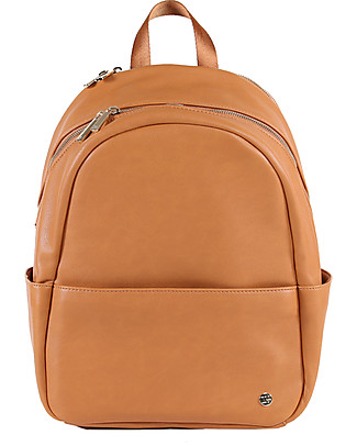 Little Unicorn Zaino Cambio in Ecopelle Skyline - Cognac - Include fasciatoio da viaggio e ganci passeggino! Borse Cambio e Accessori