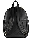 Little Unicorn Zaino Cambio in Ecopelle Skyline - Nero - Include fasciatoio da viaggio e ganci passeggino! Zaini Scuola