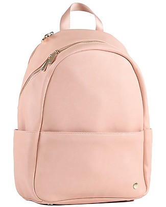 Little Unicorn Zaino Cambio in Ecopelle Skyline - Rosa Cipria - Include fasciatoio da viaggio e ganci passeggino! Borse Cambio e Accessori