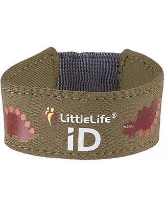 LittleLife Braccialetto Bimbo Safety ID, Dinosauro Bracciali