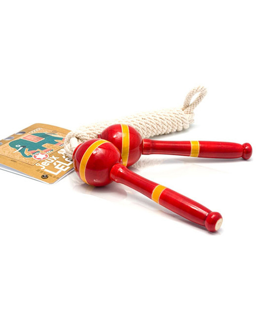 Londji Corda per Saltare - Legno naturale Giochi da Esterno_