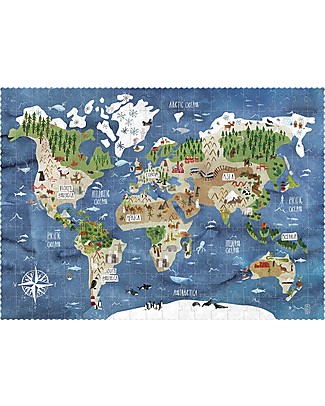 Londji Discover the World Puzzle - 200 pezzi - Cartone Riciclato! Puzzle