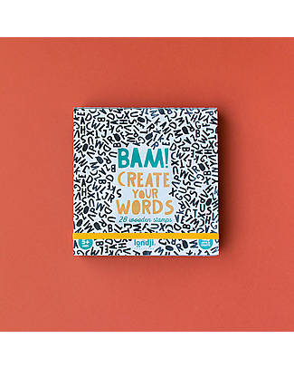 Londji Gioco Bam! Words - 28 Timbri - Scopri le Lettere Giochi Creativi