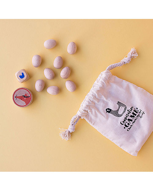 Londji Gioco Cluck Cluck! The Fox! - Salva le Uova dalla Volpe - Cartone Riciclato Giochi da Tavolo