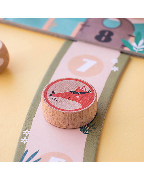 Londji Gioco Cluck Cluck! The Fox! - Salva le Uova dalla Volpe - Cartone Riciclato Giochi da Tavolo