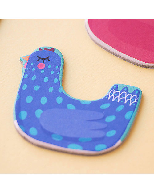 Londji Gioco Cluck Cluck! The Fox! - Salva le Uova dalla Volpe - Cartone Riciclato Giochi da Tavolo