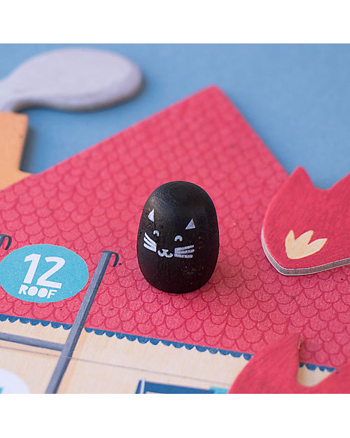 Londji Gioco da Tavolo Save the Cat - Diventa un Pompiere! - Cartone Riciclato Giochi da Tavolo