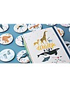 Londji Gioco di Carte Memory Wildlife - Include 32 carte illustrate! Memory