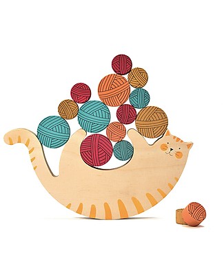 Londji Gioco di Equilibrio in Legno Miao! Incastri In Legno