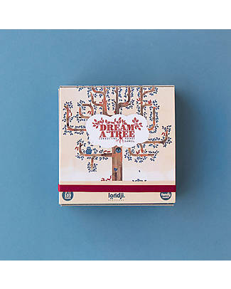 Londji Gioco Pocket Dream a Tree - Costruisci l'Albero degli Scoiattoli - Cartone Riciclato Giochi da Tavolo