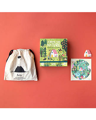 Londji Gioco Puzzle A Home for Nature - Scopri le Stagioni - Cartone Riciclato Puzzle