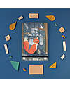 Londji Gioco The Fox&The Mouse -  16 Pezzi in Legno - 50 Combinazioni Possibili! Animali in Legno