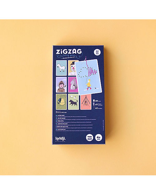 Londji Gioco Zig Zag - Impara a Cucire Giocando! - Cartone Riciclato Giochi Creativi